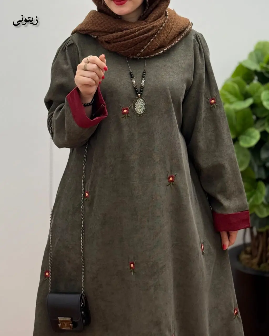 پیراهن مانتویی تبسم 1